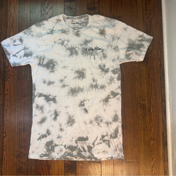 Gray Tie-Dye Men's Shirt - Picture 1 of 5